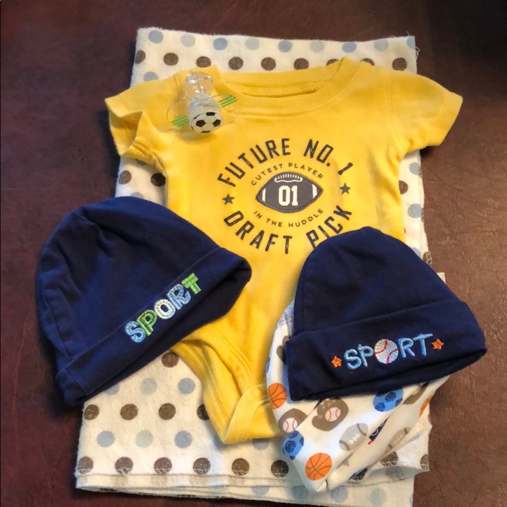 Welcome baby boy sport bundle
